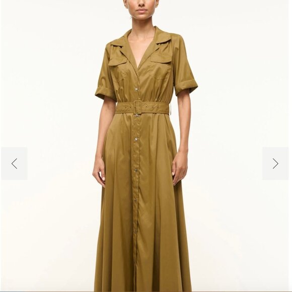 STAUD Mille Dress - Caper NWOT - Picture 4 of 13